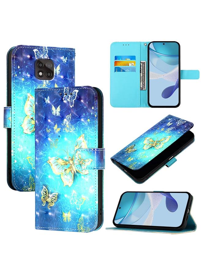 اس-توب جراب لهاتف Motorola Moto G Power 2021، جراب جلدي أفقي قابل للطي بتصميم ثلاثي الأبعاد - Image 1