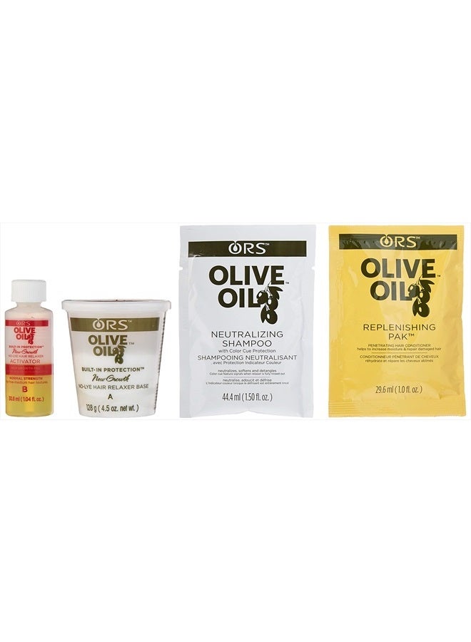 Ors Organic Root Stimulator Olive Oil New Growth Relaxer Normal, 1 Ea, 1count - Image 2