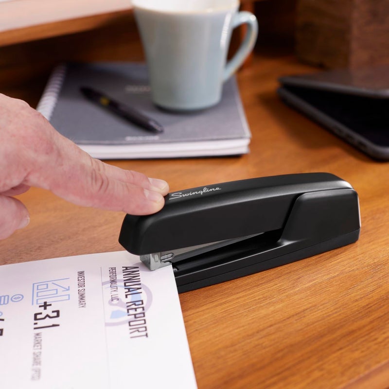 Swingline Stapler, 30 Sheet Capacity, 747 Business Stapler, Jam Free, Metal, Matte Black (S7074742) - Image 3