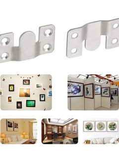 Y&D SYOSI 8 Pairs Stainless Steel Heavy Duty Photo Frame Hook Picture Hanger for Large Display Art Gallery Wall Mount Hardware  - Image 5