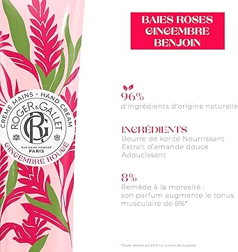 ROGER & GALLET RogerGallet Gingembre Rouge Hand Cream 30ml - Image 3