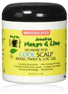 Jamaican Mango & Lime Jamaican Mango & Lime No More Itch Cool Scalp Braid Twist & Lock Gel, 6 Oz 