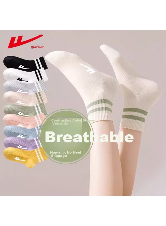 Pull Back Huili Women's Socks, Xinjiang Cotton Socks, New Style, Odor-resistant And Antibacterial Socks, Women's Autumn And Winter Style, Mid-calf Sports Socks - Image 2
