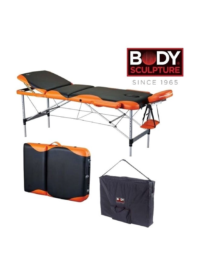 بودي سكلبتشر BM-1320EBO طاولة لتدليك الجسم سريعة التركيب مع حقيبة للحمل أسود وبرتقالي 8.8 * 5.5 * 2.9 بوصة  - Image 2