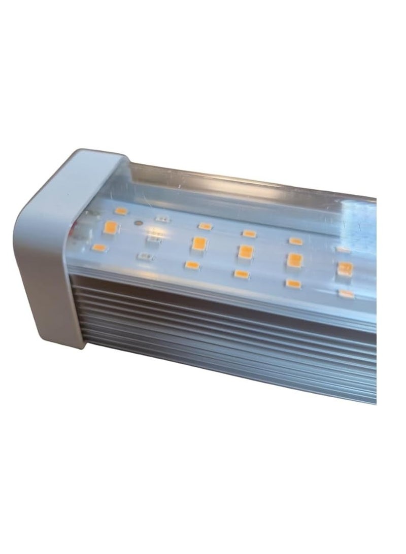 ماركة غير محددة مصباح نمو LED T12 10W طيف كامل – LEDs بيضاء وحمراء (4:1)، مقاوم للماء IP65، 300mm، 78 LED، مصباح نباتي مدمج للفراولة والمحاصيل المثمرة  - Image 5