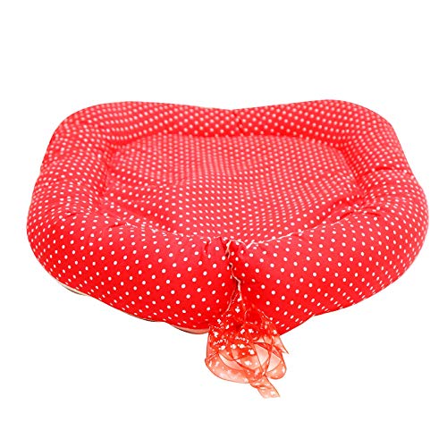 CREATIVE TEXTILES Bedding Set Safe Cotton Fabric with Ultra-Soft Comfortable for Newborn to Toddlers Red Dot (90 x 60 cm) Soft Cotton Material NestUltra Soft Cusioned - Image 2