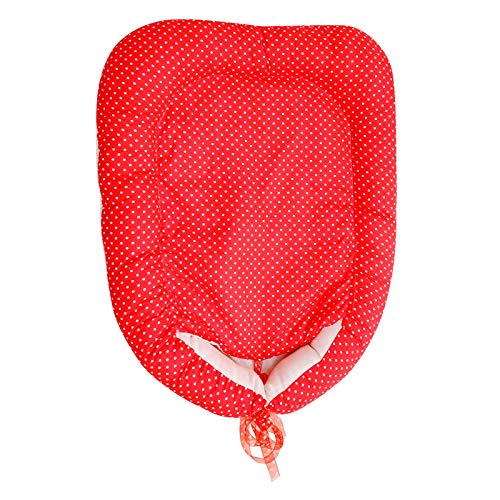 CREATIVE TEXTILES Bedding Set Safe Cotton Fabric with Ultra-Soft Comfortable for Newborn to Toddlers Red Dot (90 x 60 cm) Soft Cotton Material NestUltra Soft Cusioned - Image 3
