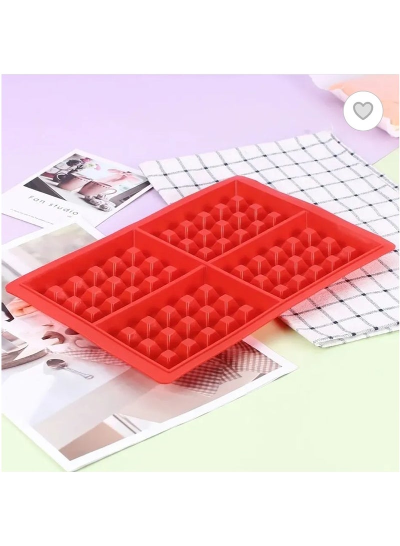 قالب سيليكون للوافل 7x10 بوصة - متعددة الألوان - Image 2