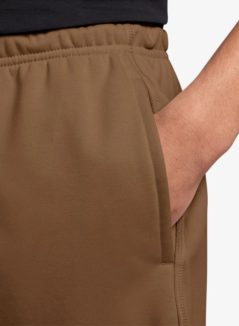 Nike ALE BROWN/ALE BROWN/(WHITE) Club Flow Fleece Shorts for Men | Best Price UAE
