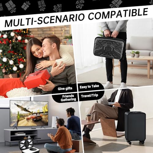 GOTRUTH Travel Case Compatible with Xbox Series S - Hard Shell Series S Carrying Case with Protective Foam Compartments for Console, Controller, HDMI Cable (Xbox Series S, Black) - Image 5