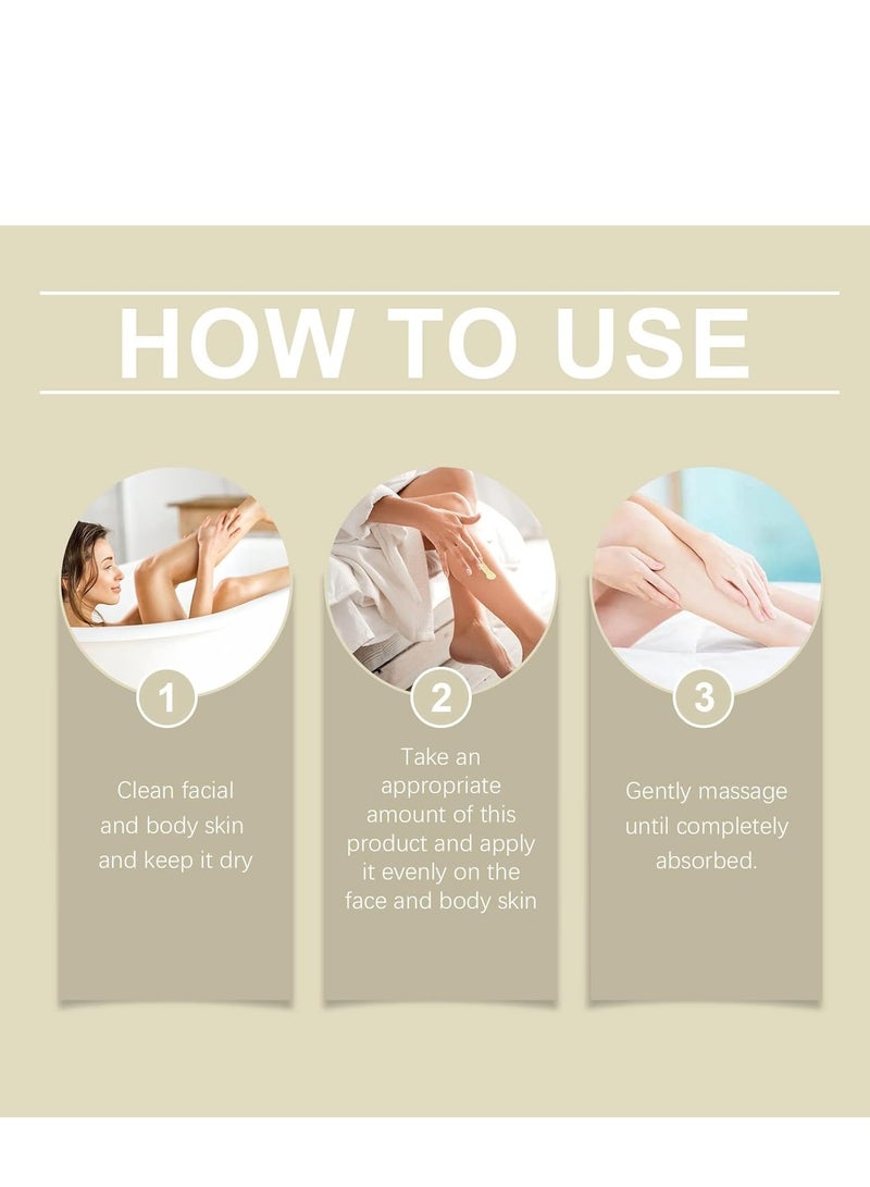 WEST MONTH The Glow Whipped Multi-Oil Body Butter,Body Moisturiser,Skin Tightening Cream Body,Getter Multi-Oil Body Butter,Body Creams for Women,Dry Skin Cream for Body,Firming Body Butter,Body firming cream100g - Image 5