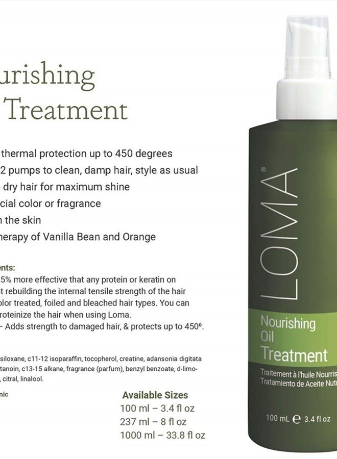 Loma Hair Care Nourishing Oil Treatment, 3.4 Fl Oz - Image 2