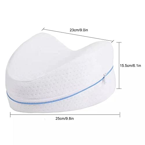 Heart Shape Orthopedic Pillow Knee Memory Foam Knee Leg Elevation Pillow for Sleeping Pillowcase Pregnancy Body Memory Foam Pillow  - Image 2