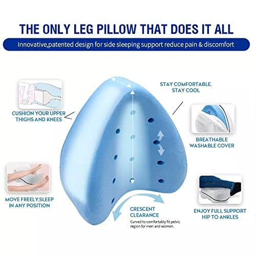 Heart Shape Orthopedic Pillow Knee Memory Foam Knee Leg Elevation Pillow for Sleeping Pillowcase Pregnancy Body Memory Foam Pillow  - Image 4