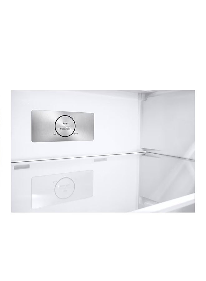 LG 395L Net Capacity, New Smart Inverter Top Freezer Door Cooling Multi Air Flow Smart Diagnosis GN-B522PLGB Platinum Silver - Image 4