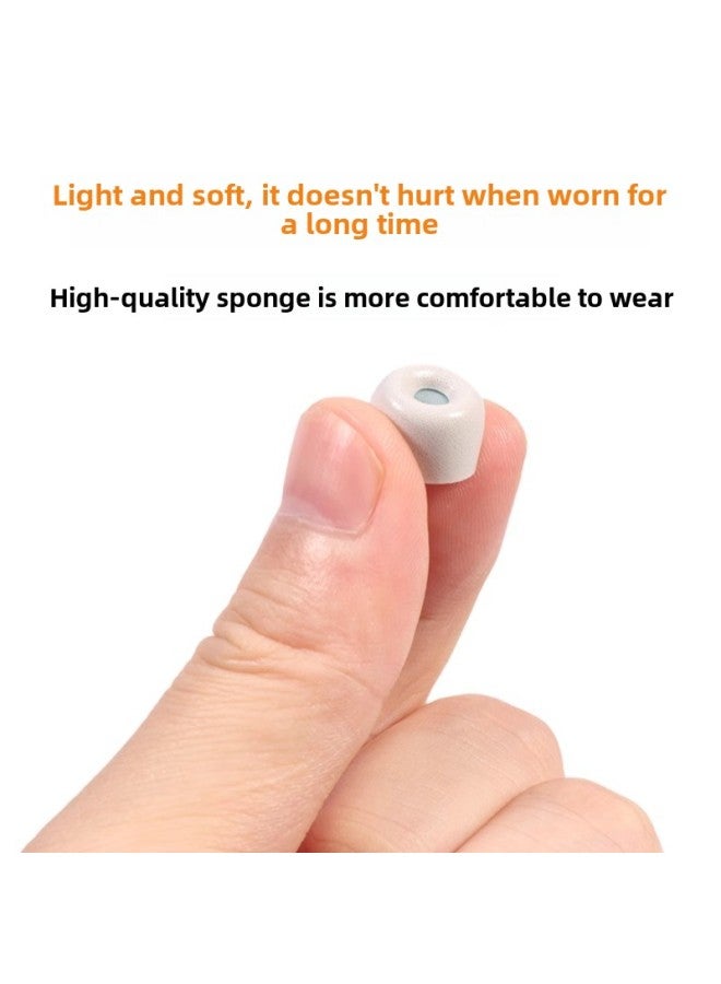 For Sony Sony Wf-1000xm5 Earplugs In-ear Bluetooth Headphone Case Memory Foam Filter Earcap Earmuffs-Color:Black Small Size (filter) Single-Model:wf-1000xm5 - Image 5