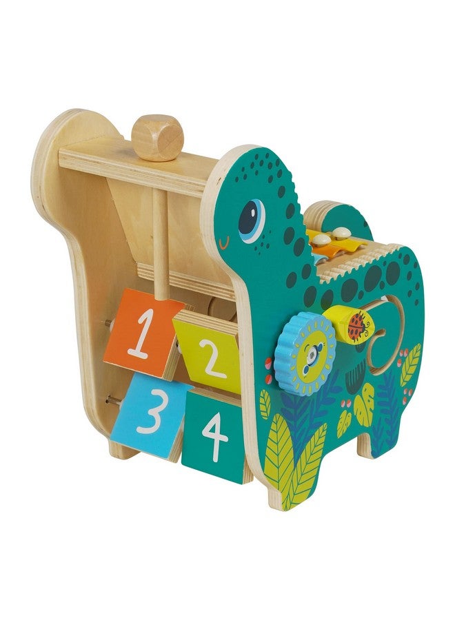 Manhattan Toy Manhattan Toy Wooden Dinosaur Toddler and Preschool Musical Instrument and Activity Toy with Xylophone, Sawtooth Ridges and Solo Mallet  - Image 5