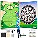 90Go DoubleSided Chipping Dart Game Mat Set with Golf Club 20 Sticky Balls 6Ft x 5Ft Supersize Game Training Mat Ideal Indoor Outdoor Gifts for Adults Family and Kids Play - Image 3