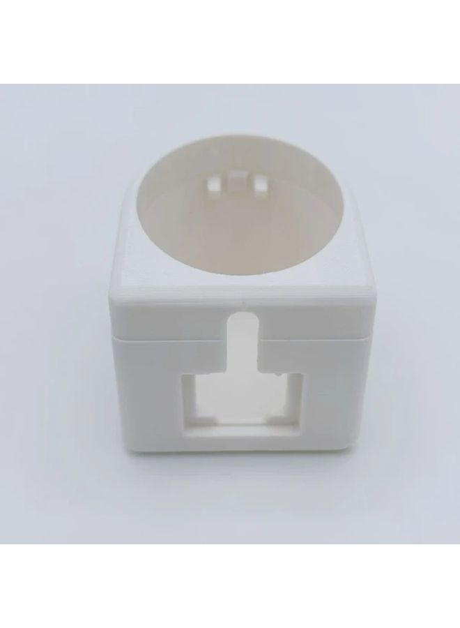 White Electric Toothbrush Charger Stand Wall Mounted Bathroom Organizer Paper Holder - Image 3