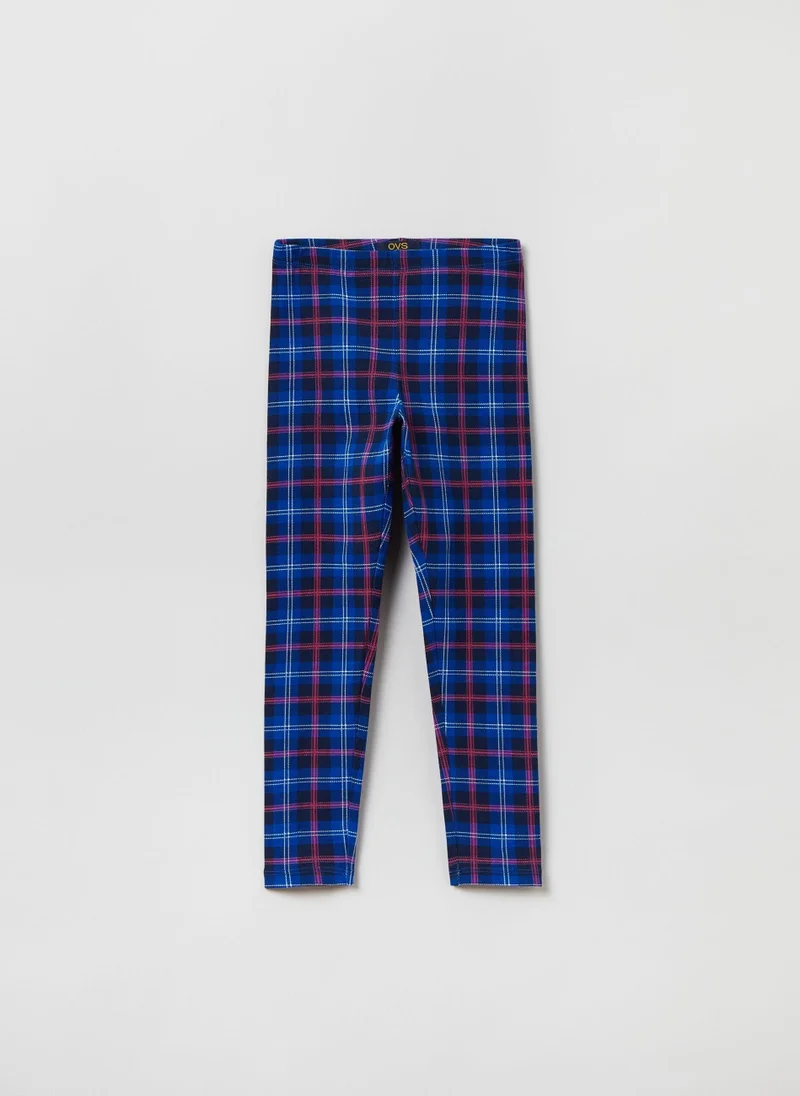 Ovs OVS Leggings With Check Print