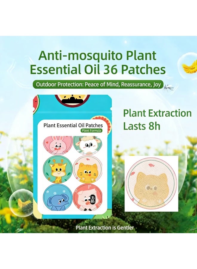 Mizi Strong Edition Mosquito Repellent Stickers, 108 Pcs Natural Patches for Kids and Adults, Anti-Mosquito Cartoon for Outdoor Camping Traveling Fishing - Image 5