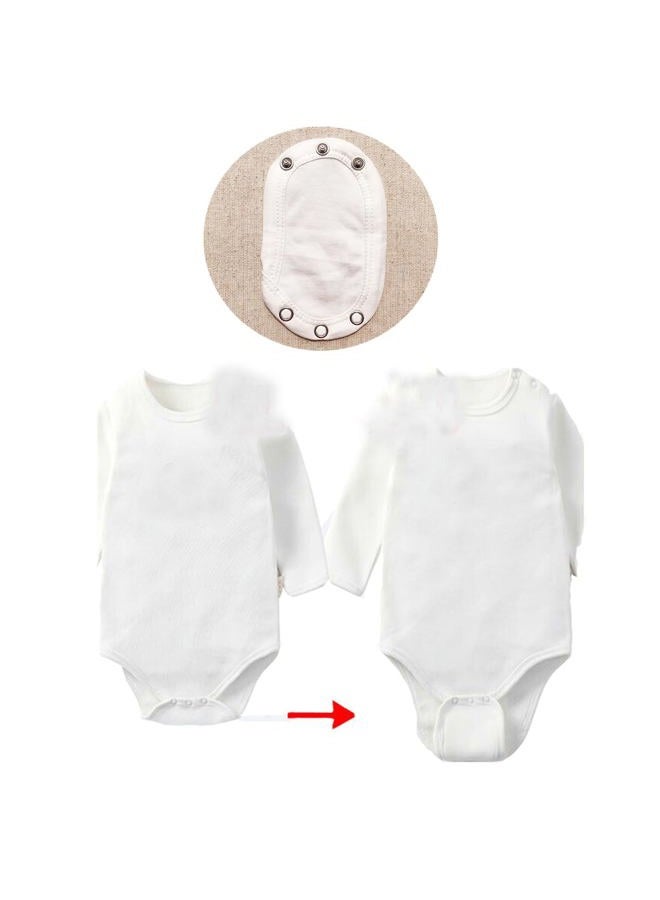 Jinyu 10pcs Bodysuit Extender Onesie Extenders Jumpsuit Extend Body Extender Push Button Baby100 colorful hairband(Not applicable to all products - Image 4