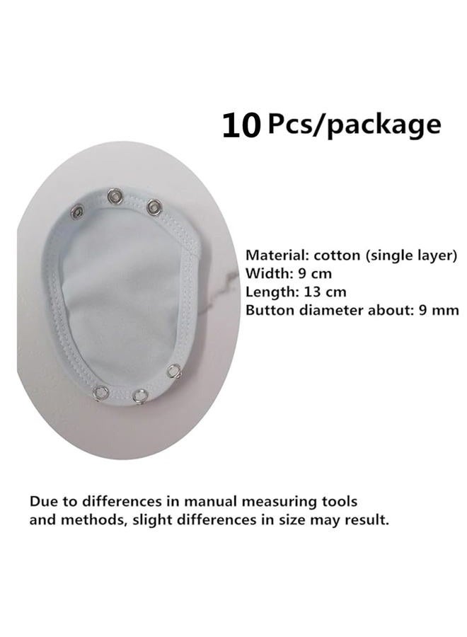 Jinyu 10pcs Bodysuit Extender Onesie Extenders Jumpsuit Extend Body Extender Push Button Baby100 colorful hairband(Not applicable to all products - Image 2