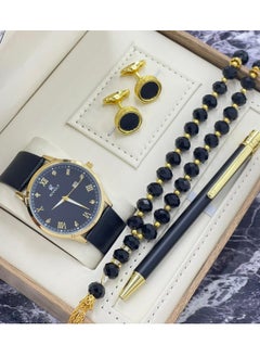 Watch A men's watch set consisting of a watch, a rosary, a cup and a pen 