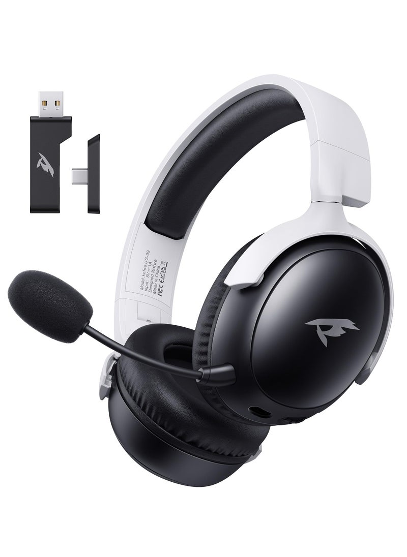 Picun G3 Wireless Gaming Headset, 2.4GHz USB Gaming Headphones with Bluetooth, 3D Stereo Sound, ENC Noise Canceling Mic, 3.5mm Wired,  for PS5, PC, PS4, Mac, Switch  - Image 1
