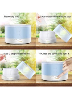 Arabest Essential Oil Diffuser with Remote Control Upgraded Version, with 7 Colors Led Lights, with Timing Design, Noiseless Design, Automatic Shut off when Water is Out, Diffuser Humidifier for Bedroom/Offic  - Image 5
