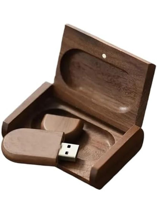 Wooden USB 3 0 Flash Drive 128GB Pen Drive Carbonized with Box 8GB Memory Stick - Image 3