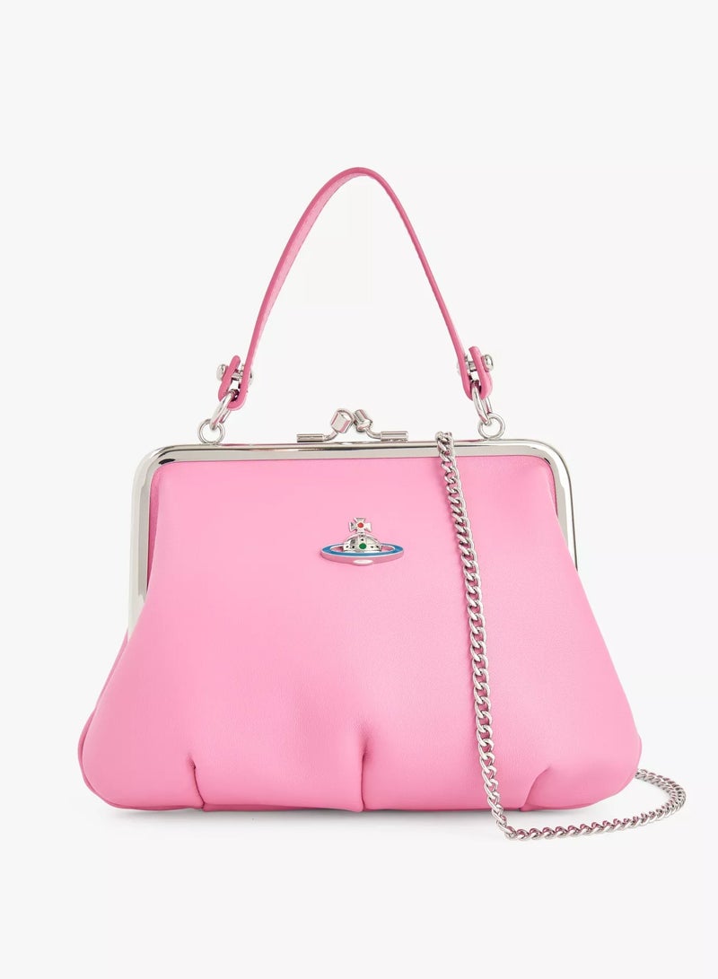 Vivienne Westwood Granny Frame leather clutch bag - Image 1