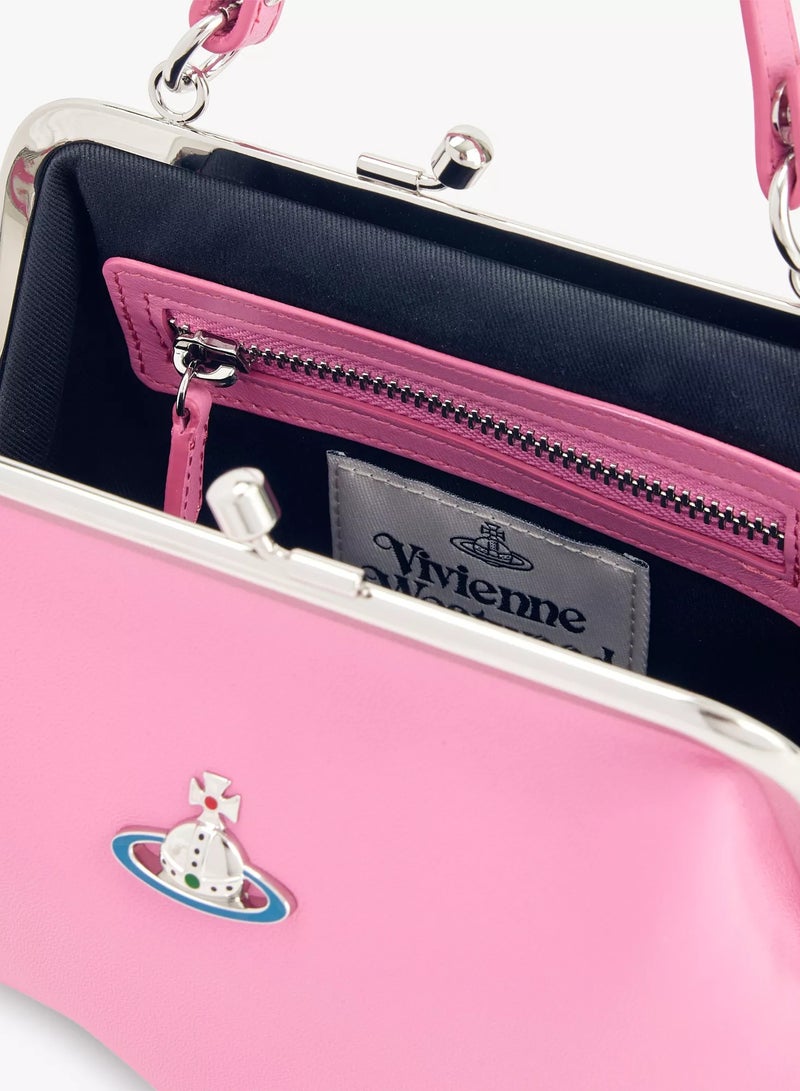 Vivienne Westwood Granny Frame leather clutch bag - Image 4