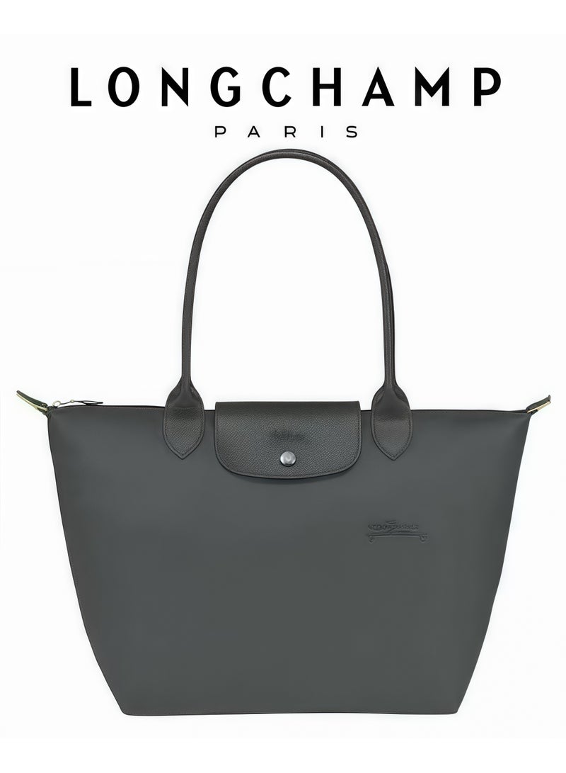 لونج شامب حقيبة نسائية متوسطة، حقيبة تسوق، حقيبة كتف، حقيبة بتصميم كلاسيكي - Image 1