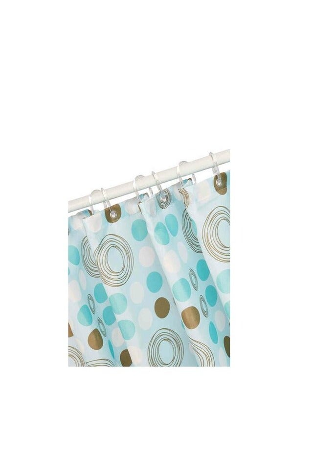 Home Pro Polyester Shower Curtain Multicolour 180x180cm - Image 2