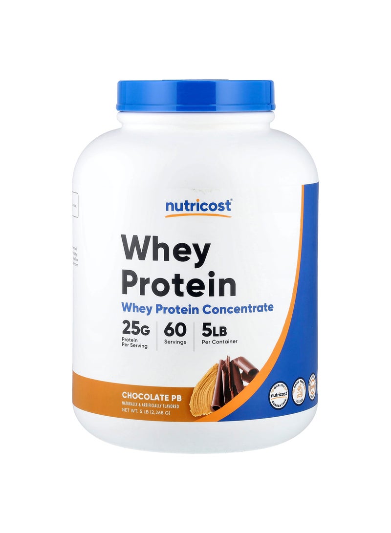 Whey Protein Concentrate, Chocolate PB, 5 lb (2,268 g)