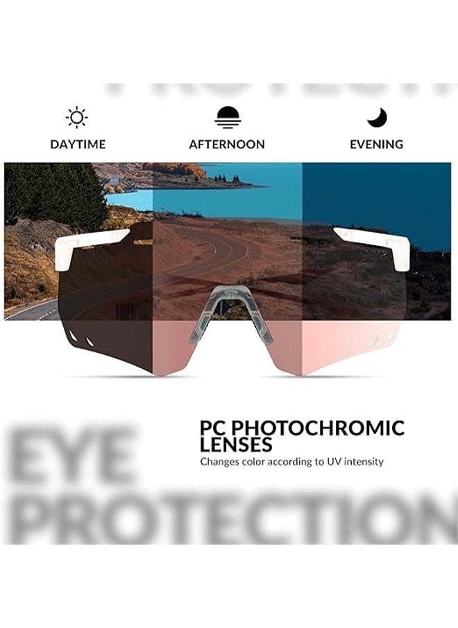 Rockbros Cycling Glasses, Photochromic Sports Sunglasses For Men Woman, Uv Protection Biking Sunglasses  - Image 4