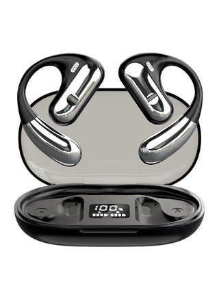 Open Ear Air Conduction Headphones, Wireless Bluetooth Headphones, 40 Hours Playtime Sports Headphones with Earhooks, with Digital Display Charging Case, for Driving Walking, Fit for Iphone Android - pzsku/Z084EE541616A784FBE46Z/45/_/1706703990/e3d3844b-8677-4cf5-9992-5c084f50024f