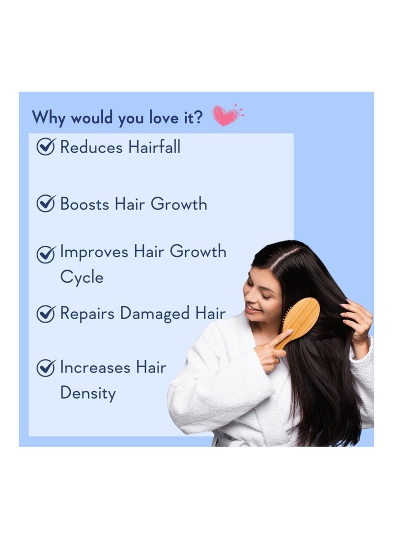 WishCare - WishCare Hair Growth Serum Concentrate - 3% Redensyl, 4% Anagain, 2% Baicapil, Caffeine, Biotin & Rice Water - Rosemary Hair Serum for Hair Fall Control & Hair Growth 30ml - Image 1