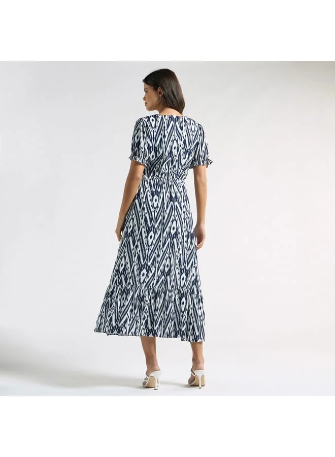 Splash FAV Printed Midi Dress