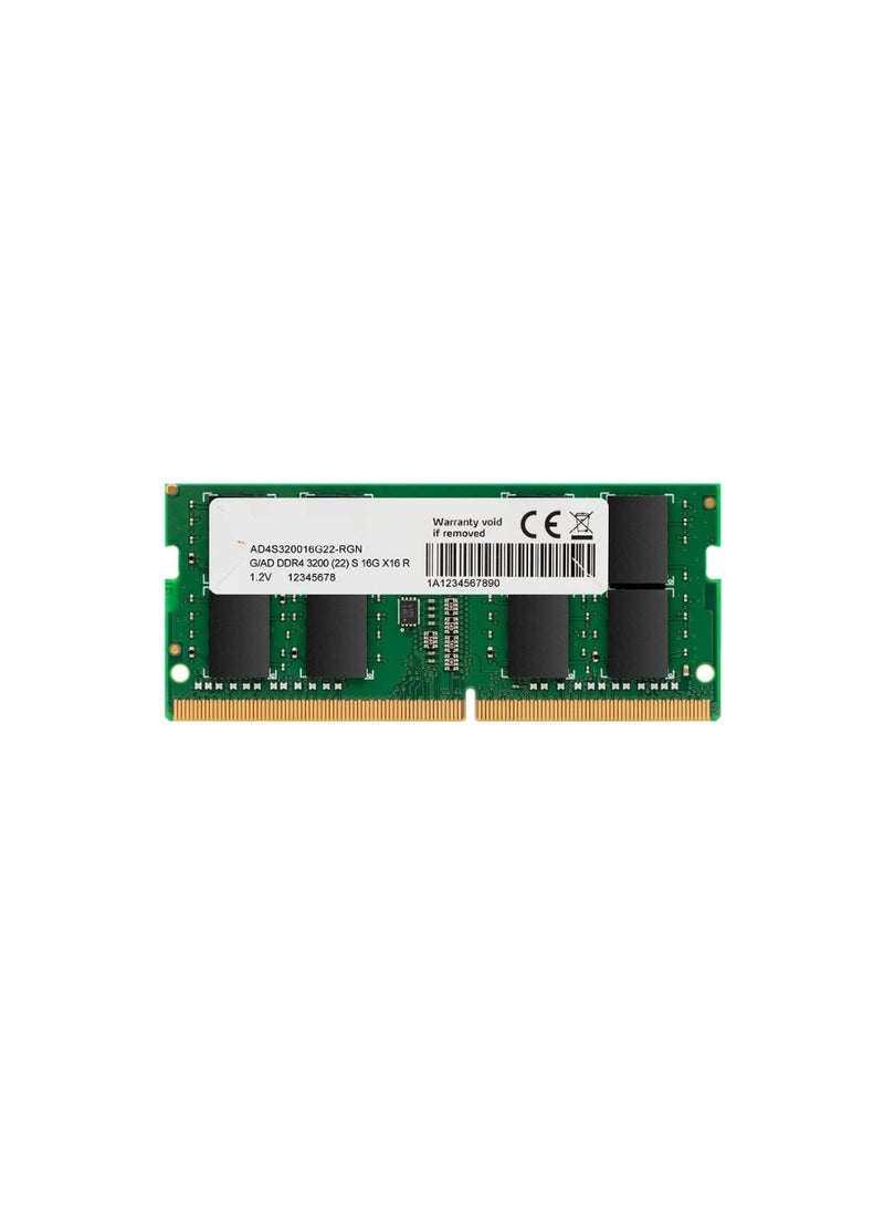 32GB DDR4 3200MHz PC4-25600 SODIMM Laptop RAM – Single Module 260-Pin High-Speed Memory