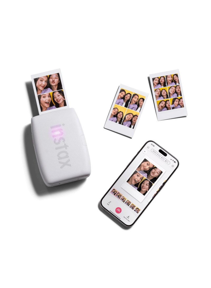 FUJIFILM Instax Mini Link 3 SmartPhone printer - Clay White - Image 5