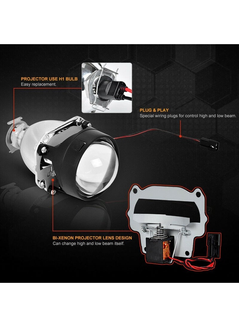 Dekohop - Xenon Headlight Lens 2.5 Inch Universal - Image 1