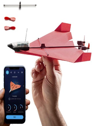 POWERUP 4.0 The Next-Generation Smartphone Controlled Paper Airplane Kit, RC Controlled. Easy to Fly with Autopilot & Gyro Stabilizer. For Hobbyists, Pilots, Tinkerers. STEM Ready with DIY Modular Kit - pzsku/Z084F7A7A5F2BF26CF4F1Z/45/_/1686135034/0057cd58-543c-4e11-8d69-2764180338dc