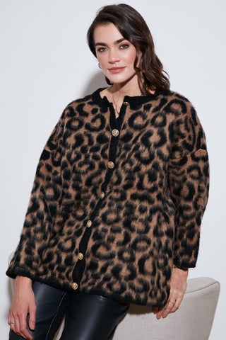 Standard Fit Leopard Soft Texture Cardigan Women's CARDIGAN 4614504 - pzsku/Z084F8A983BE449ADDFA5Z/45/_/1741264936/e473418e-806f-4280-9bfe-49db6dae2852