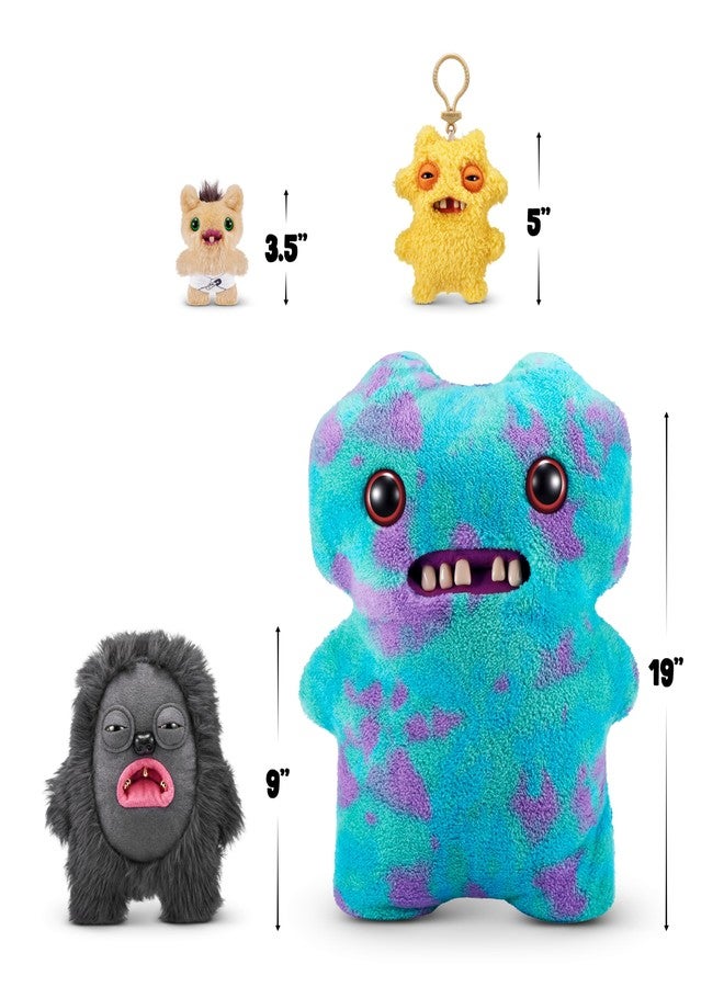Fuggler Gold Fuggs by ZURU Funny Ugly Monster, Plush, Collectible, Toy (Hedge Grog - Eyes and Teeth) - Image 2
