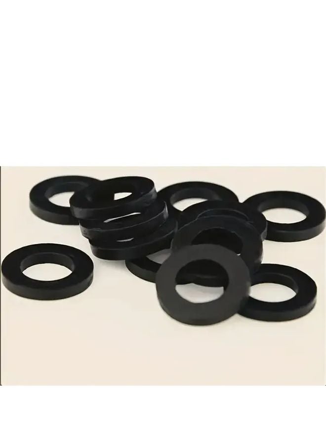 50pcs Black Rubber Washer Rings Shower Hose Sealing Gaskets Durable Flexible Plumbing - Image 4