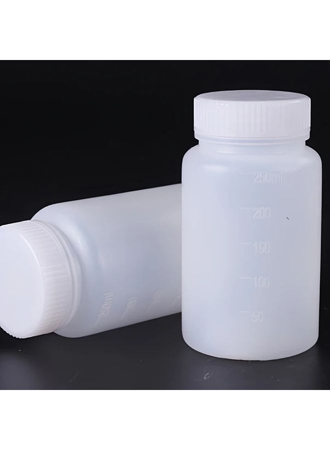 2Pcs 250ml PE Squeeze Bottles Wide Mouth Leak Proof Lid Durable Reagent Storage Container - Image 4