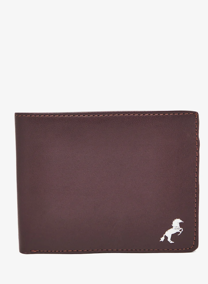 Robert Wood Horse Logo Bi Fold Wallets