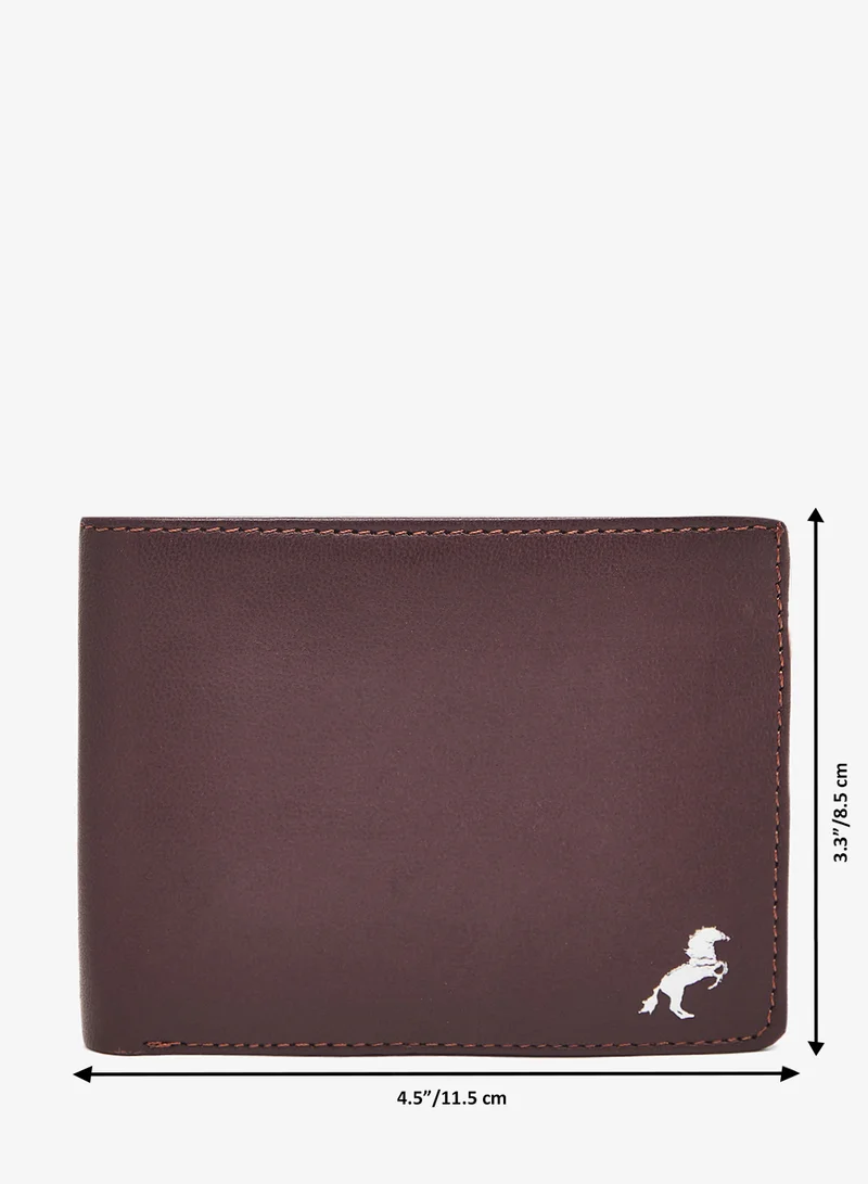 Robert Wood Horse Logo Bi Fold Wallets